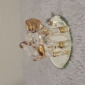Miniature Glass Elephant Figurines